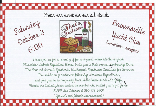 SSRW Italian Dinner Invitation 2015